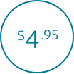 $4.95 icon